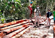 San Martín: incautan 6.000 mil pies tablares de madera de origen ilegal en Yurimaguas