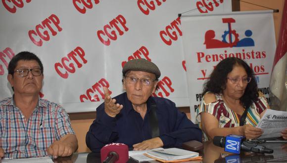Jubilados iniciarán huelga de hambre nacional desde el 21 de febrero. (Foto: CGTP/Facebook)