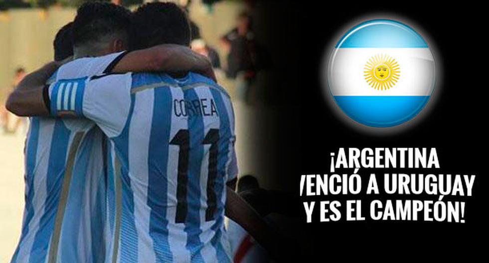 Argentina venció a Uruguay y es campeón del Sudamericano. (Foto: la Nueve)