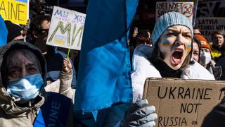 Solidaridad con Ucrania en las calles de todo el mundo | FOTOS