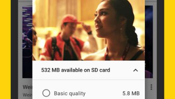 Los videos descargados se pueden guardar en la memoria interna o externa del dispositivo móvil. (Foto: Google Play)