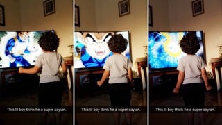 Niño mira por primera vez la transformación de un 'super saiyajin' y su reacción se vuelve viral