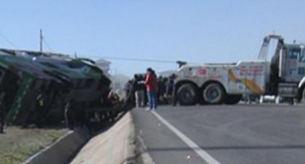 Accidente se produjo en el kilómetro 55 de la Carretera Central. (Foto: Andina)