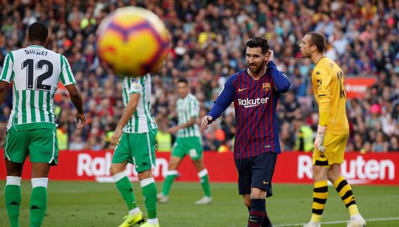 Barcelona se mide ante Betis esta mañana (10:15 am. EN VIVO ONLINE vía DirecTV Sports) en el Camp Nou por la fecha 12° de la Liga española. (Foto: AFP)