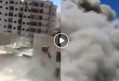 Impactante explosión de bomba en Siria deja atónito al planeta