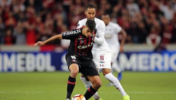 Atlético Paranaense venció 2-0 a Fluminense en la ida de las semifinales de la Copa Sudamericana | Foto: Sudamericana