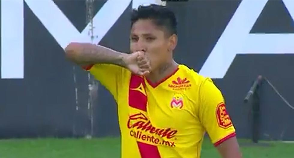 Finalmente Raúl Ruidíaz anotó su primer gol en la presente temporada de la Liga MX para el triunfo transitorio del Morelia ante Pachuca. (Foto: Captura - FUT Azteca)