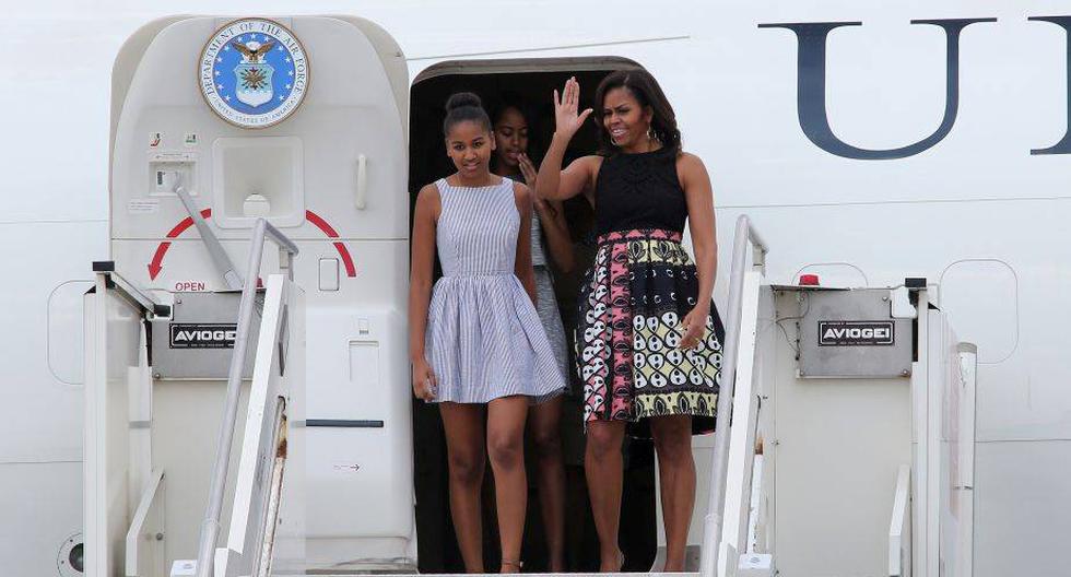 La peque&ntilde;a de los Obama acompa&ntilde;&oacute; a su madre Michelle Obama en su visita de dos d&iacute;as a Marrakech. (Foto: Getty Images)