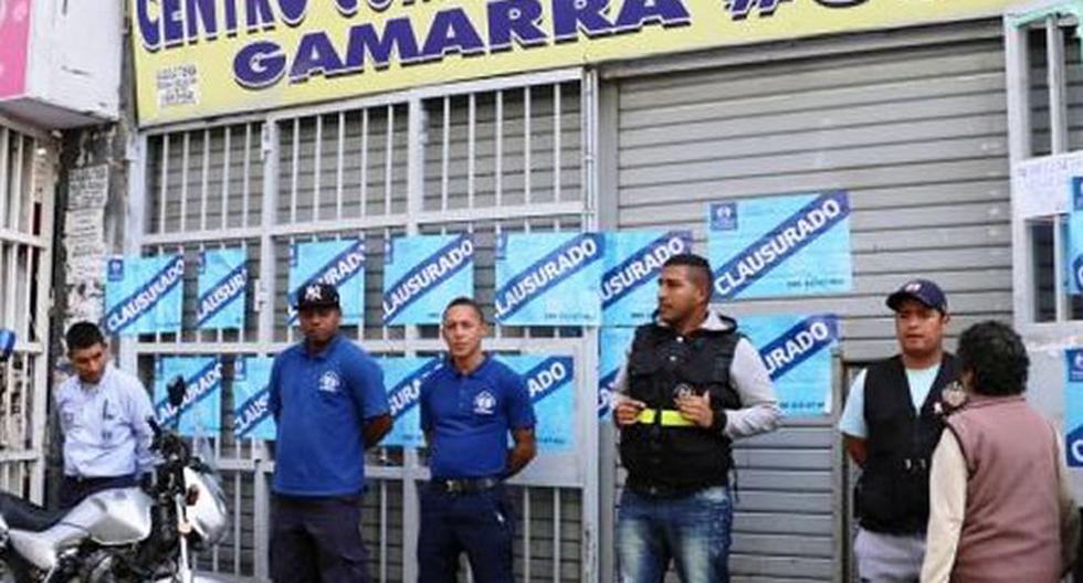 Municipios clausuraron galerías comerciales de alto riesgo en La Molina y La Victoria. (Foto: Andina)