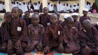 Los inocentes rostros que acuden a la escuela del Boko Haram