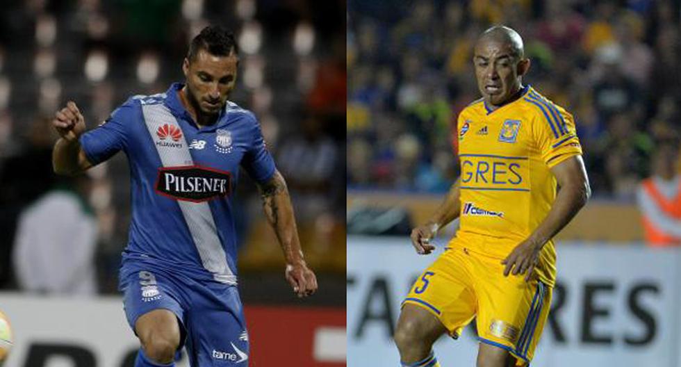 Emelec y Tigres se ven las caras por la Copa Libertadores. (Foto: EFE)