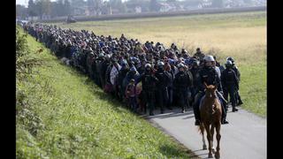 Refugiados: La marcha de la vergüenza en Eslovenia