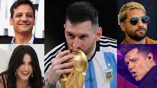Qatar 2022: los famosos que celebran la victoria de Argentina en la Copa Mundial FIFA