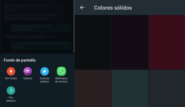 This way you can change the color of WhatsApp.  (Photo: MAG)