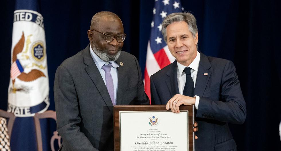 El 9 de agosto, Bilbao y las otras cinco campeonas globales contra el racismo, recibieron la distinción de manos del secretario de Estado de Estados Unidos Antony Blinken.