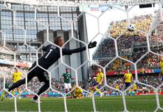 México vs. Suecia: Carlos Vela casi marca golazo con remate de zurda