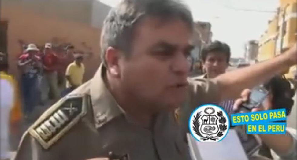 Este policía criticó la liberación de delincuentes por parte del Poder Judicial. (Foto: Facebook)