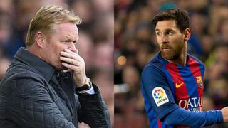 Ronald Koeman: “Fue un conflicto entre Messi y el Barcelona” 