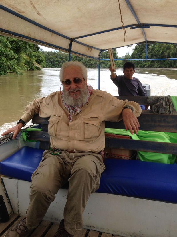 El autor de “La otra cara del Baguazo” en el pongo de Manseriche.