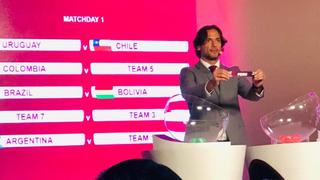 Sorteo de las Eliminatorias Qatar 2022: así quedó el fixture del torneo de la Conmebol [VIDEO]