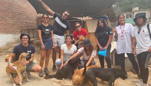 A inicios del año, los padrinos de Club WUF visitaron el albergue Wasi wau, ubicado en Cieneguilla.