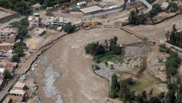 Río Rímac: canalizarán tres kilómetros de su cauce