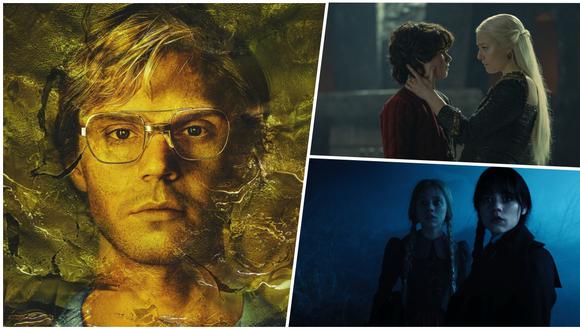 "Dahmer", "Game of Thrones" y "Merlina" entre las series que marcaron el 2022.