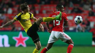 Benfica, con André Carrillo 45 minutos, derrotó 1-0 al Dortmund