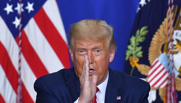 Donald Trump ha calificado de revista perdedora a The Atlantic. (AFP / MANDEL NGAN).