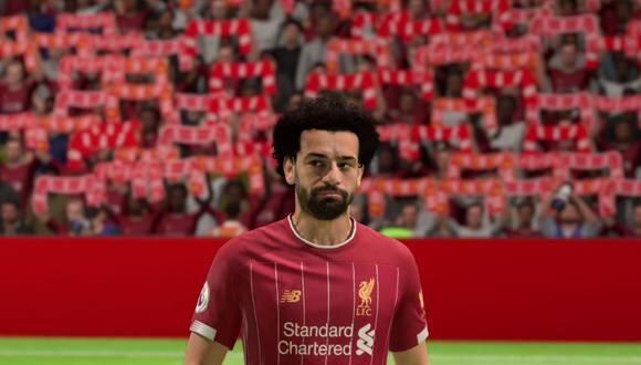 Así luce Salah en FIFA 20. (Captura de pantalla)