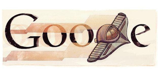 Google homenajeó al peruano con este Doodle el 2 de julio de 2011, fecha de nacimiento.