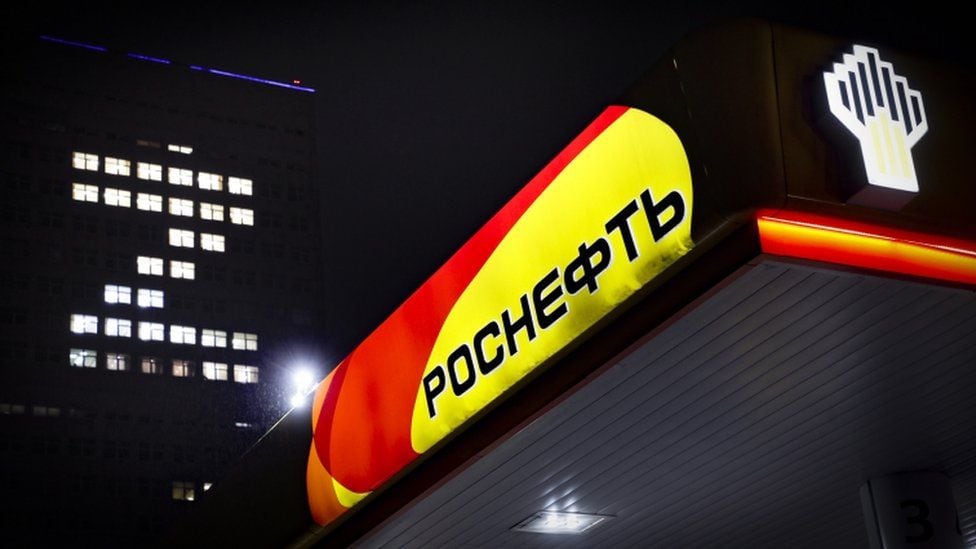 A Rosneft gas station.  (EPA)