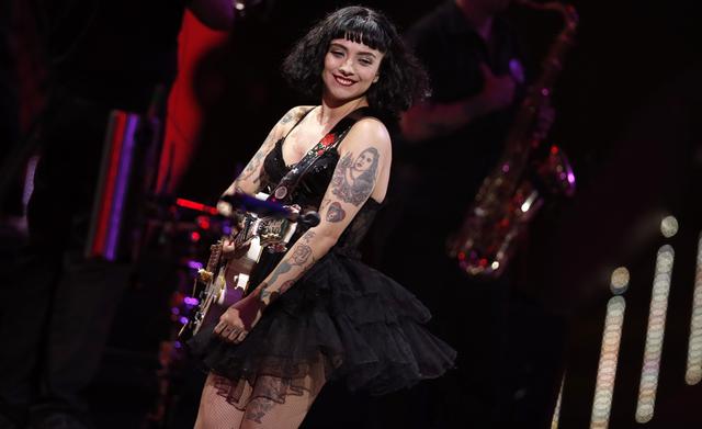 Mon Laferte en Viña del Mar 2020. Foto: AFP.