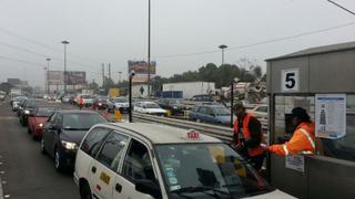 Alza de peaje en Vía de Evitamiento comenzó con tráfico y molestia de conductores