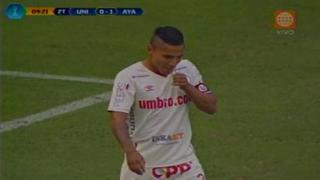 Raúl Ruidíaz desperdició penal con el que la 'U' pudo empatar