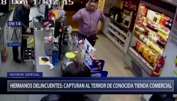 Hernán y Michel serán denunciados por el delito de robo agravado. (Foto: Captura/Canal N)