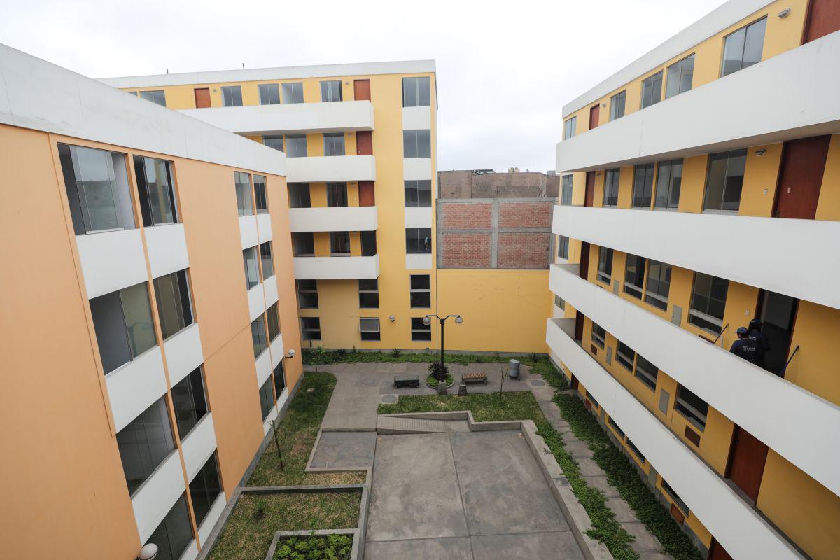 El conjunto habitacional Los Patios de Felipe Pinglo está ubicado entre los jirones Cañete y Conde de Superunda. (Foto: Municipalidad de Lima)