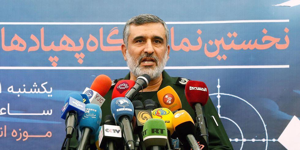 El comandante de la Fuerza Aeroespacial de la Guardia Revolucionaria de Irán, Amir Alí Hayizadeh, asumió la responsabilidad en el derribo del avión de Ukraine International Airlines. (EFE/EPA/ABEDIN TAHERKENAREH).