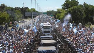 Lo mejor de la caravana de la selección argentina tras conseguir la Copa del Mundo