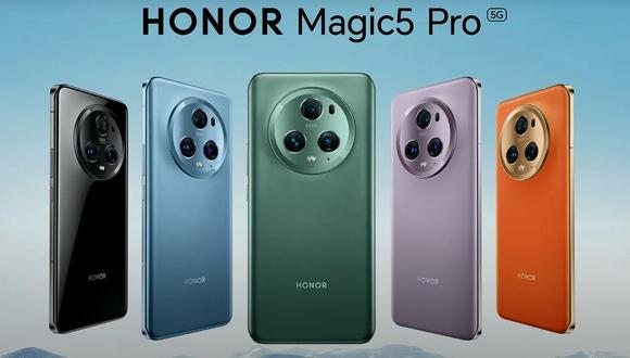 Mobile World Congress 2023: Honor lanza el smartphone Magic 5 Pro con su triple módulo de cámaras de 50 MP. (Foto: Honor)