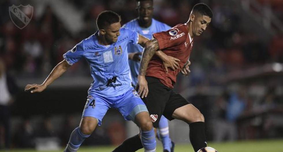 Emanuel Brítez, Ángel Pérez, Sánchez Miño y Silvio Romero adelantaron a Independiente en la serie, antes del descuento de Jeferson Collazos. (Foto: @Independiente)