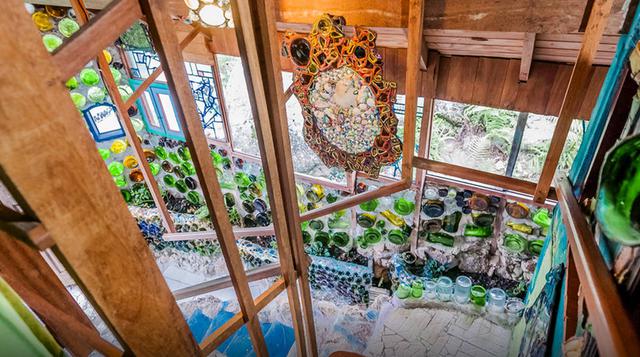 Cabaña Gaudi: Conoce esta casa de botellas en Florianópolis - 7