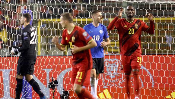 Bélgica enfrentó a Estonia por las Eliminatorias Qatar 2022 | Foto: AP