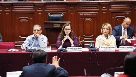 La Comisión de Constitución no llegó a un consenso ayer puesto que su dictamen no diferencia el acoso político contra las mujeres. (Foto: Wilfredo Fernández)