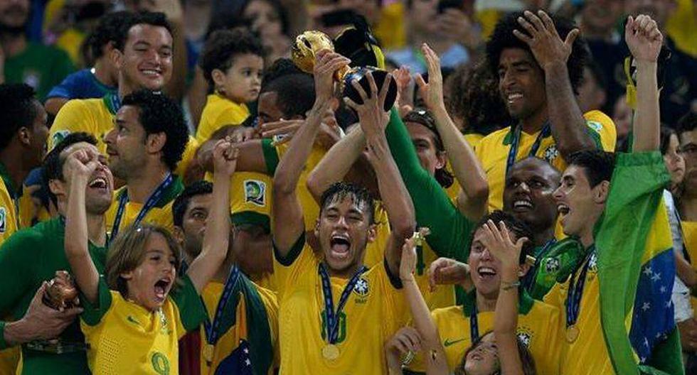 Scolari ratifica la confianza en los futbolistas que alcanzaron la Confederaciones 2013. (Foto: Facebook de Neymar)
