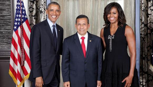 Ollanta Humala sostuvo reunión con los Obama en Nueva York