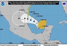 México en alerta por potencial ciclón tropical que podría tocar tierra el jueves