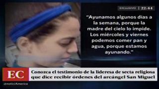 Chorrillos: la manifestación de presunta líder de secta [VIDEO]