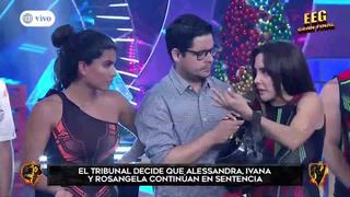 Rosángela Espinoza se molestó con la producción de ‘EEG’ al no eliminar a Ivana Yturbe