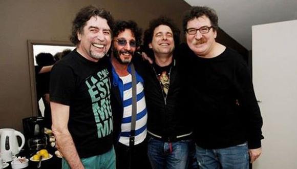 Fito Páez publica foto junto a leyendas del rock en español